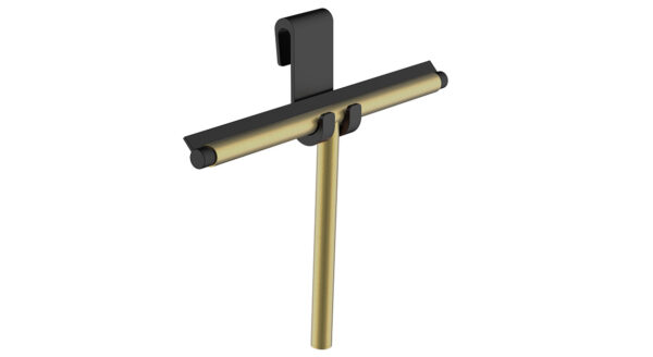 Alonzo raamwisser met flexibele glashaak geborsteld messing PVD 289023