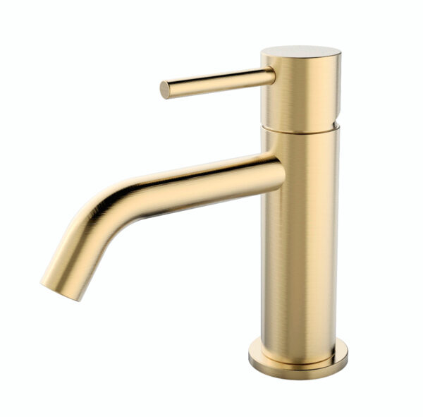 Style wastafelkraan geborsteld messing PVD 291612