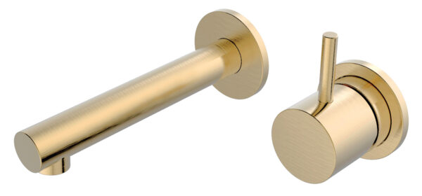 Style wastafelkraan inbouw geborsteld messing PVD 291632