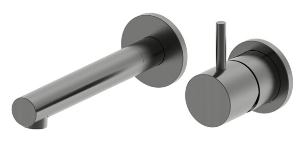 Style wastafelkraan inbouw gunmetal PVD 291634