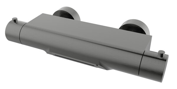 Style thermostatische badmengkraan waterval cooltouch gunmetal PVD 291704