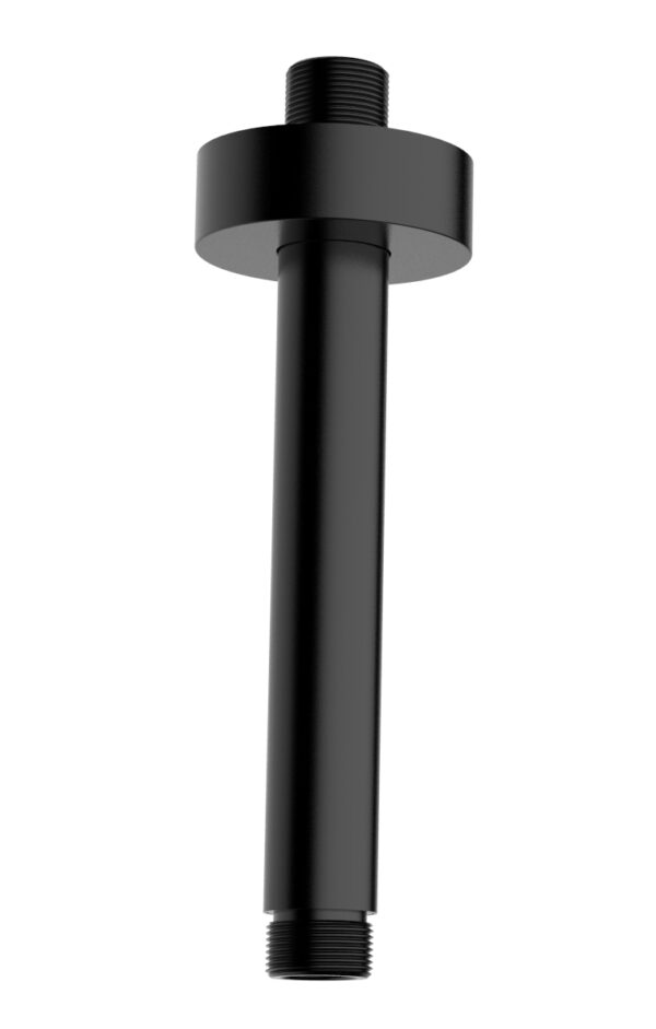 UniMatch douchearm met plafondbevestiging 30 cm mat zwart 292861