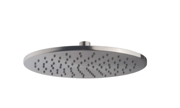 UniMatch hoofddouche rond 25 x 0,8 cm geborsteld staal PVD 293834