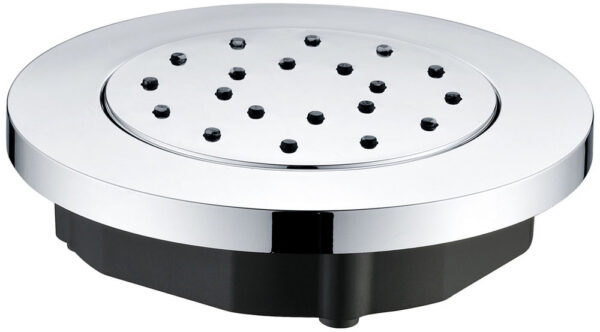 Zijdouche verstelbaar inbouw rond 13,5 cm chroom 293850