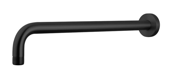 UniMatch douchearm met muurbevestiging 45 cm mat zwart 293882