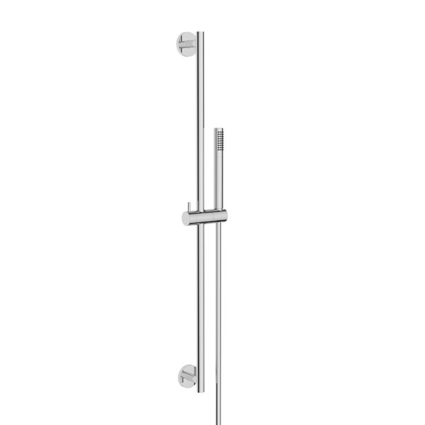 UniMatch glijstangset compleet met staafhanddouche 1 stand chroom 293889
