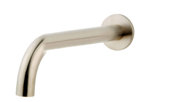 Caral baduitloop rond 25 cm 1/2'' geborsteld staal PVD 293947