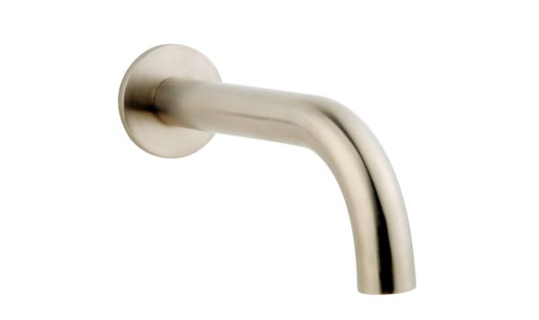 Caral baduitloop rond 20 cm 1/2'' geborsteld staal PVD 293994