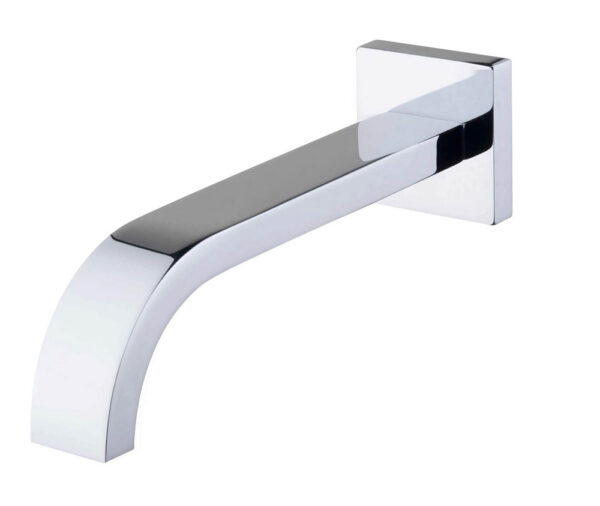 Rombo baduitloop vierkant 30 cm 1/2'' chroom 294016