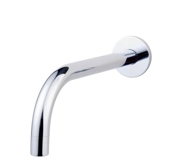 Slim 18mm uitloop rond 20cm 1/2" chroom 294030