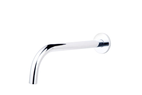 Slim 18mm uitloop rond 25cm 1/2" chroom 294031