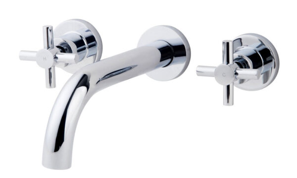 Cross wastafelkraan inbouw compleet chroom 294116
