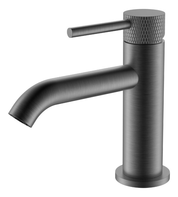 Ribbd fonteinkraan 1/2" gunmetal PVD 295373