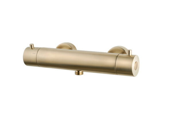 Caral Cool Touch thermostatische douchemengkraan geborsteld messing PVD 295930