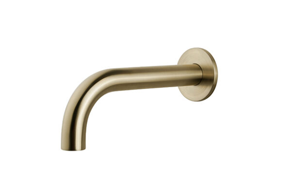 Caral baduitloop rond 25 cm 1/2'' geborsteld messing PVD 295945