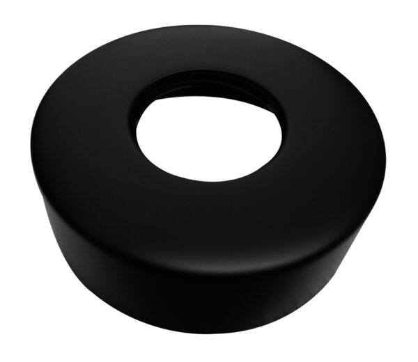 Caral rozet voor thermostatische regendoucheset opbouw mat zwart 296015