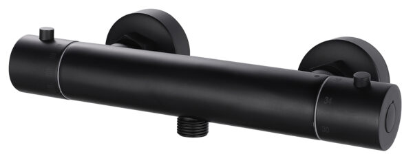 Rio Therm. douchemengkraan 15cm mat zwart 296128