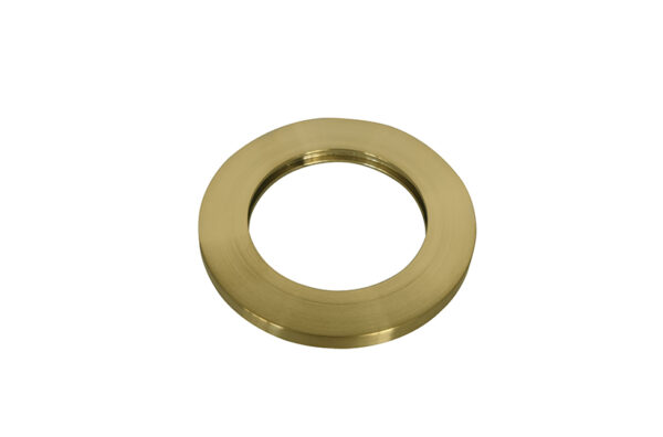 Caral rozet kraangedeelte eenhendel wastafelkraan 75mm geborsteld messing PVD 296248
