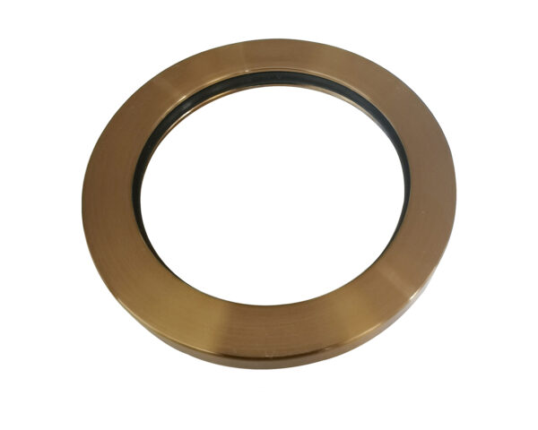 Caral rozet kraangedeelte eenhendel wastafelkraan 65mm geborsteld brons koper PVD 297100
