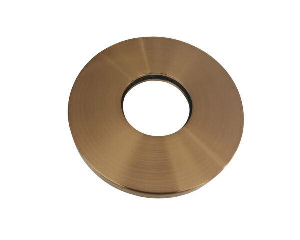 Caral rozet uitloop eenhendel wastafelkraan 65 mm geborsteld brons koper PVD 297101