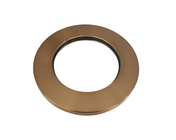 Caral rozet kraangedeelte eenhendel wastafelkraan 75 mm geborsteld brons koper PVD 297104