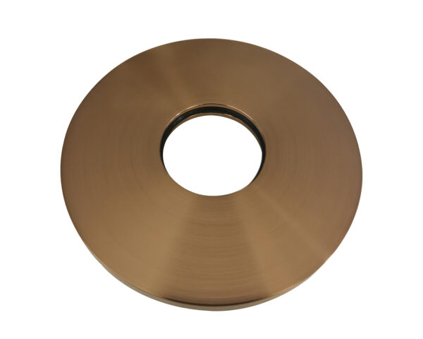 Caral rozet uitloop eenhendel wastafelkraan 75 mm geborsteld brons koper PVD 297105