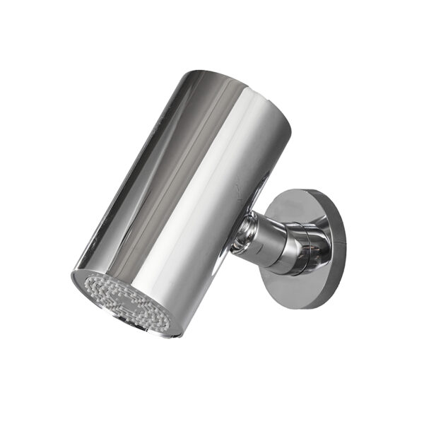 UniMatch Beam hoofddouche rond 1 stand met muurbevestiging chroom 297820
