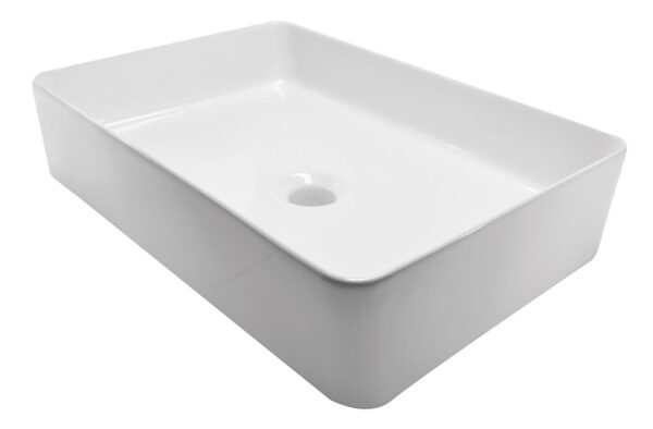 Link opzetwastafel 35 x 50 x 12 cm keramiek glans wit 323424