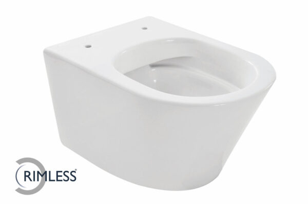 Vesta wandcloset rimless glans wit 323450