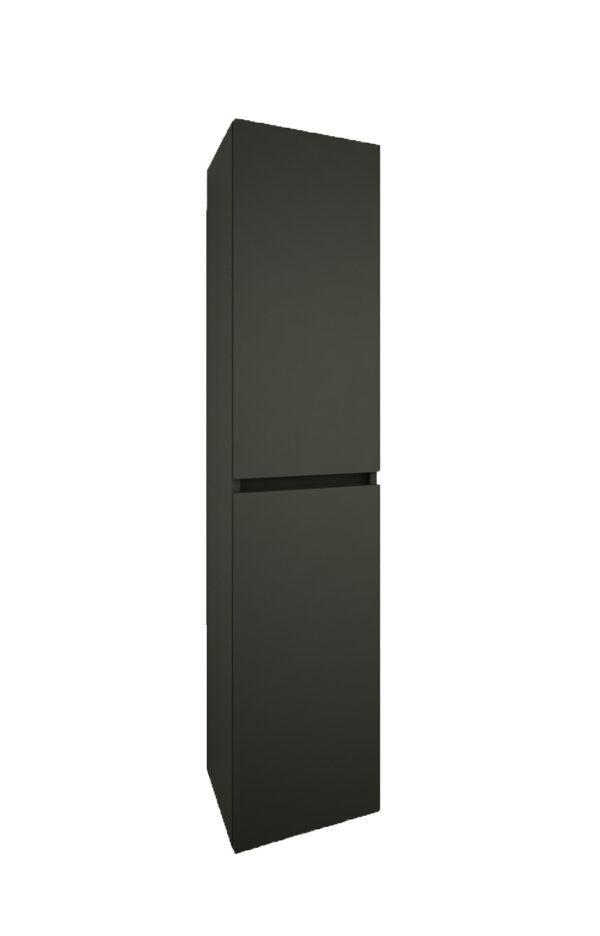 Marmaris kolomkast 160x35x35 cm mat zwart 323660