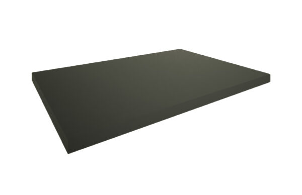 Marmaris Topblad 60x46x2,5 cm mat zwart 323681