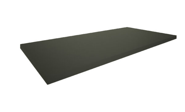 Marmaris Topblad 100x46x2,5 cm mat zwart 323683
