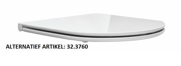 Flatline toiletzitting softclose en quick release glans wit 323776