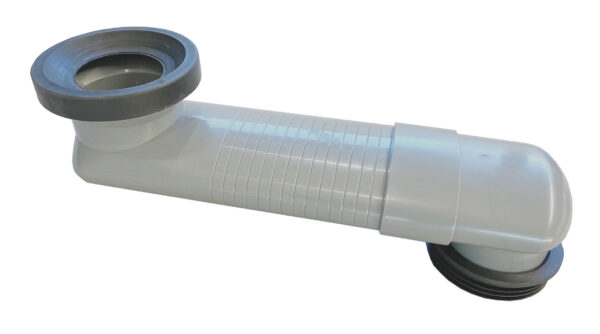 Sprongbocht verstelbaar 15-35cm, inbouwhoogte 80 mm, 90-110mm aansluitingen 323965