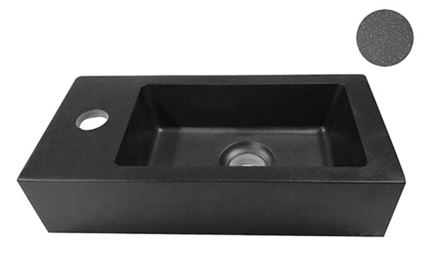 Rhea S mini fontein links 36,5 x 18 x 9 cm quartz 324496
