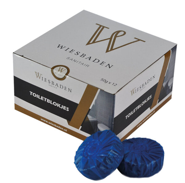 Wiesbaden set à 12 stuks toiletblokjes blauw tbv Geberit 324873
