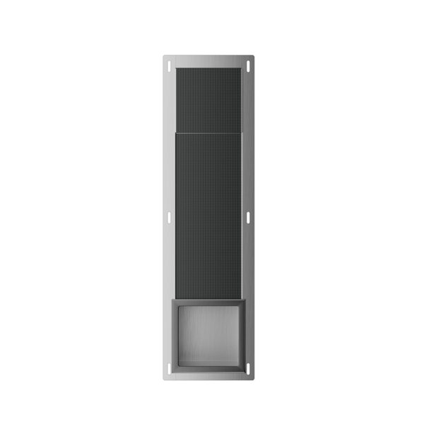 Rocko reserverolhouder inbouw gunmetal 332177