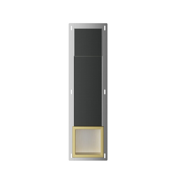 Rocko reserverolhouder inbouw geborsteld messing 332178