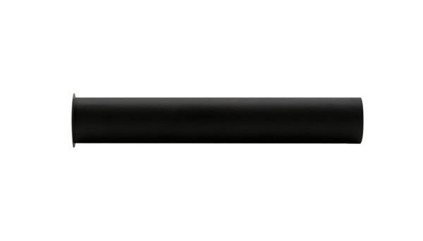 UniMatch sifon verlengbuis 20 cm met kraag mat zwart 332595