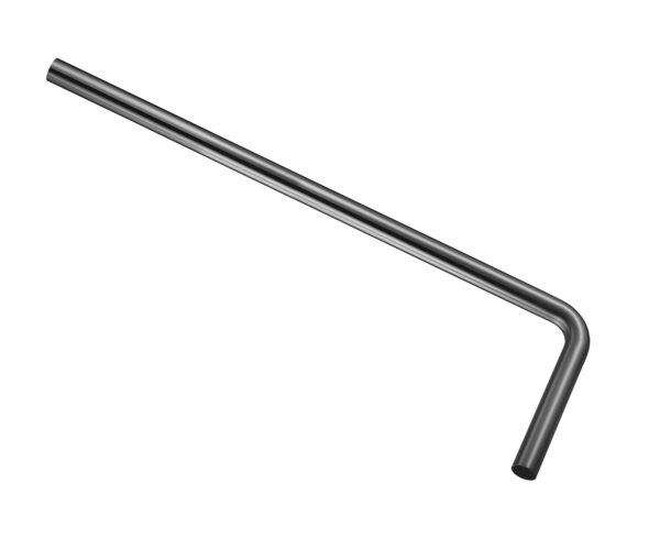 UniMatch vloerbuis 75 x 22 x 3,2 cm gunmetal 333559