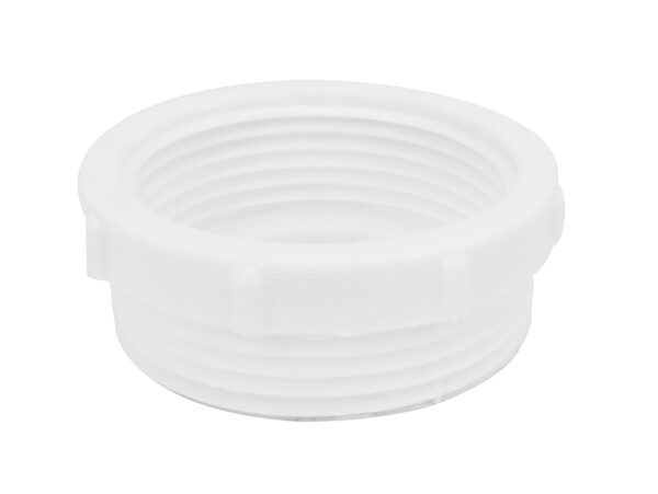 Verloopring 1 1/2" buiten X 5/4” binnen kunststof wit 333578