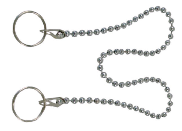 Kogelketting chroom 30cm 334070