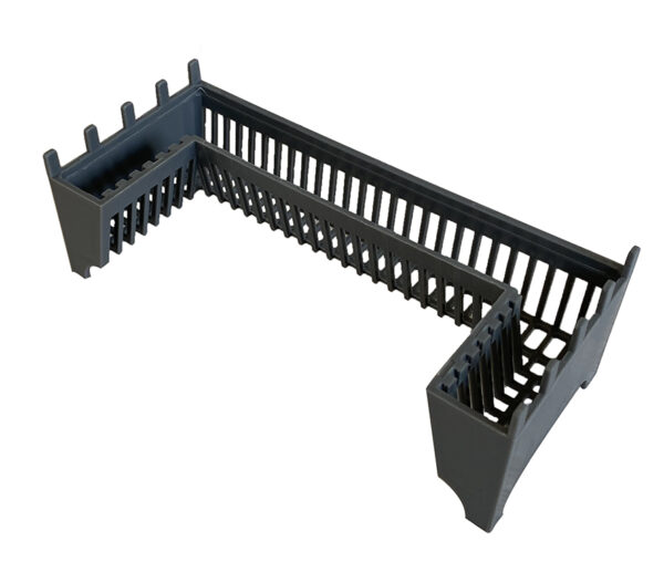 Haarfilter voor douchegoot kunststof grijs - nieuw design 334158