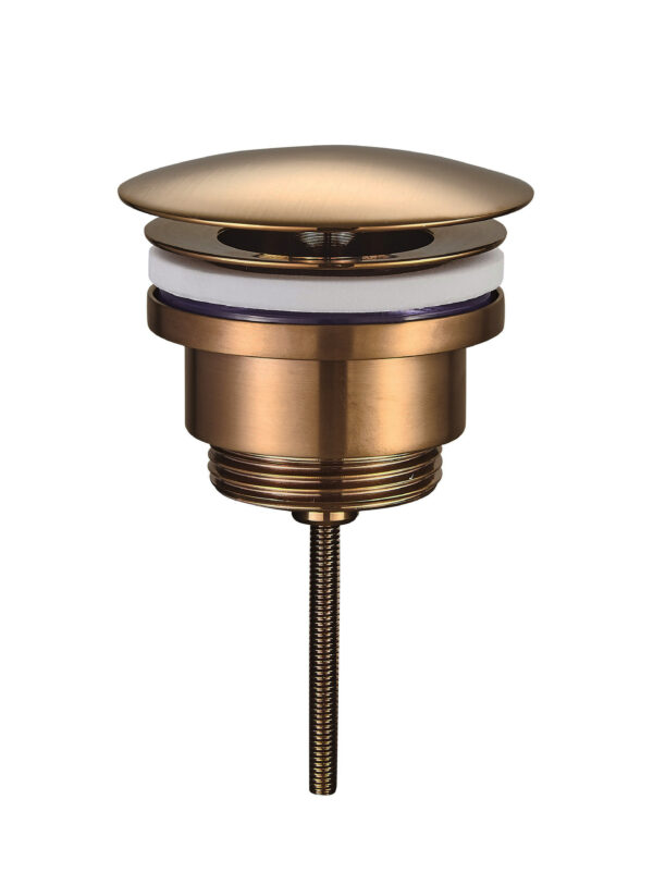 UniMatch open afvoerplug 5/4'' geborsteld brons koper PVD 334468