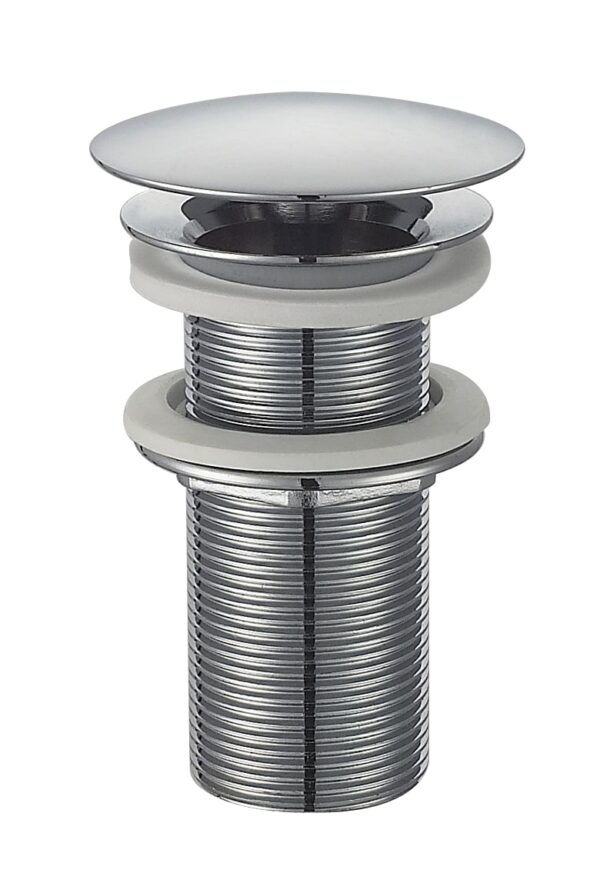 UniMatch open afvoerplug verlengd 5/4" chroom 334477