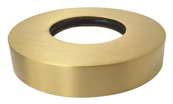 UniMatch sifon rozet 32 mm x 65 mm geborsteld messing PVD 335417