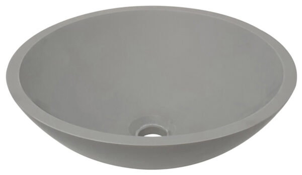 Valerie waskom rond 43 x 13 cm solid surface betonlook 364063
