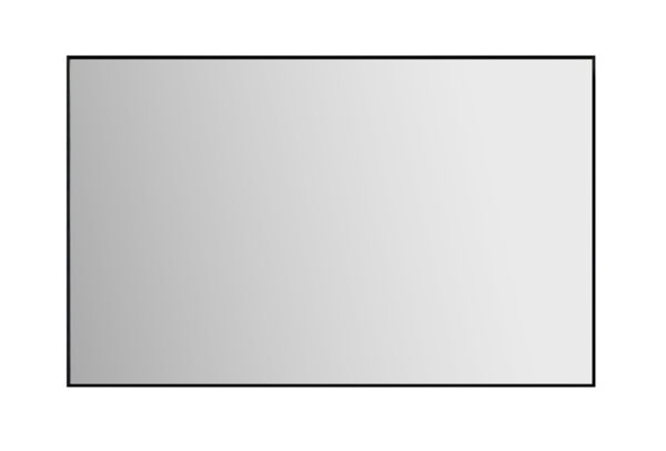 Ribbella spiegel met frame 120 cm mat zwart 383538