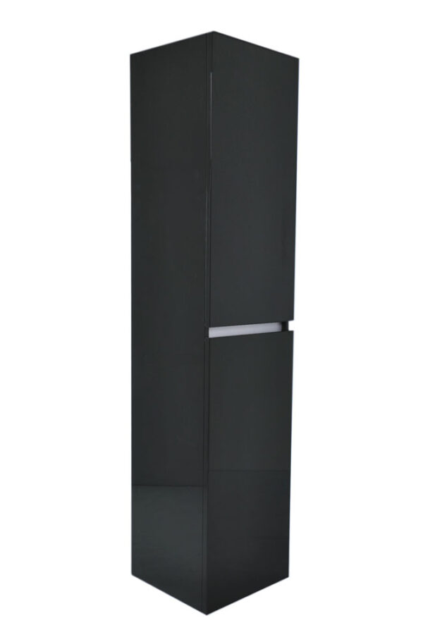 Vision kolomkast 2 deuren 160x35x35 hoogglans grijs 383932