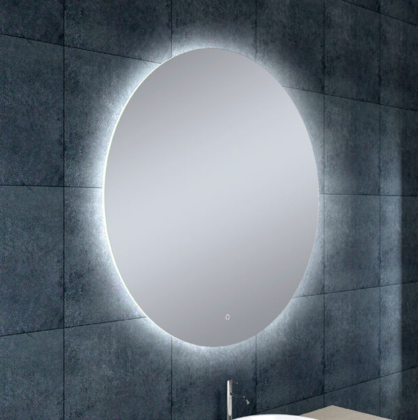 Soul spiegel rond met LED, dimbaar en spiegelverwarming 100 cm 384182